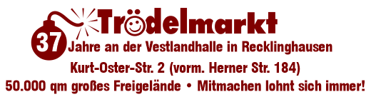 Trödelmarkt 37 Jahre Vestlandhalle Recklinghausen