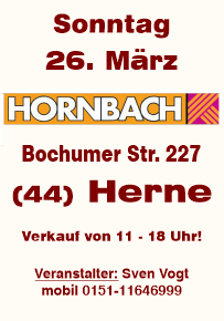 Trödelmärkte in Herne bei HORNBACH