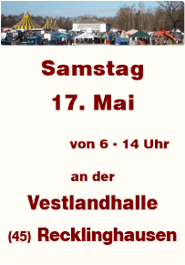 Trödeln in Schermbeck Schützenplatz