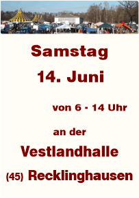 Trödeln in Herne Cranger Kirmesplatz