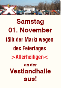 Trödeln in Recklinghausen an der Vestlandhalle seit 1987
